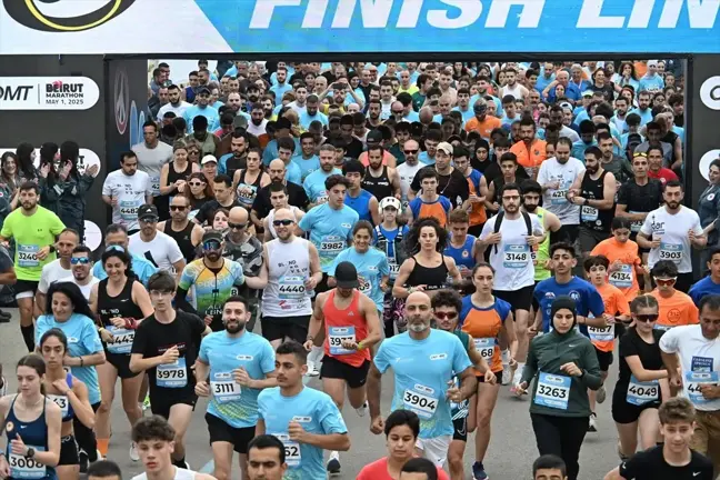 Beyrut'ta Uluslararası Maraton Coşkusu