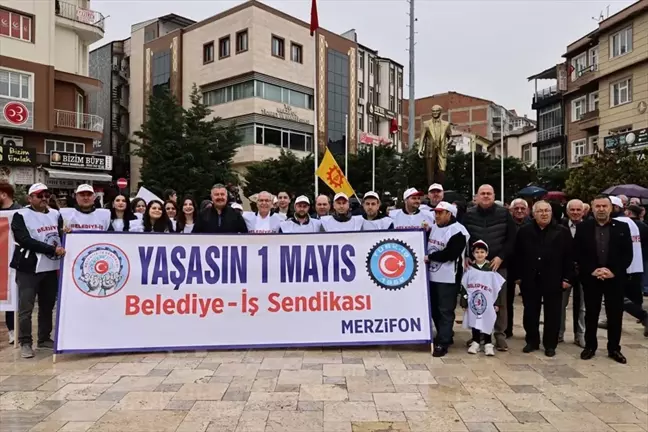 Merzifon'da 1 Mayıs Emek ve Dayanışma Günü Kutlaması