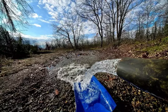 Sapanca'da Yeni İçme Suyu Kaynağı Şebekeye Dahil Edildi