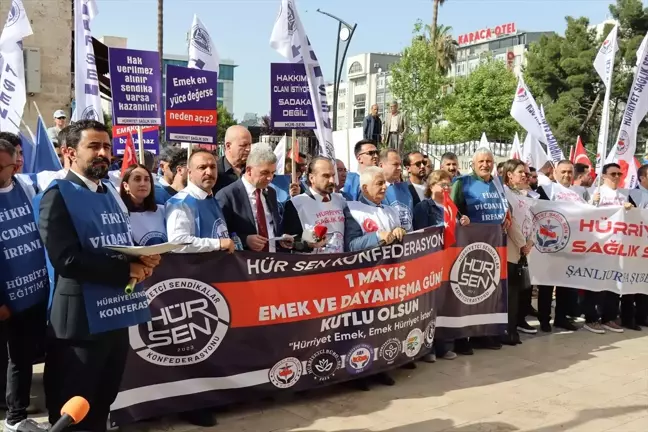 HÜR SEN, 1 Mayıs'ı Şanlıurfa'da Kutladı