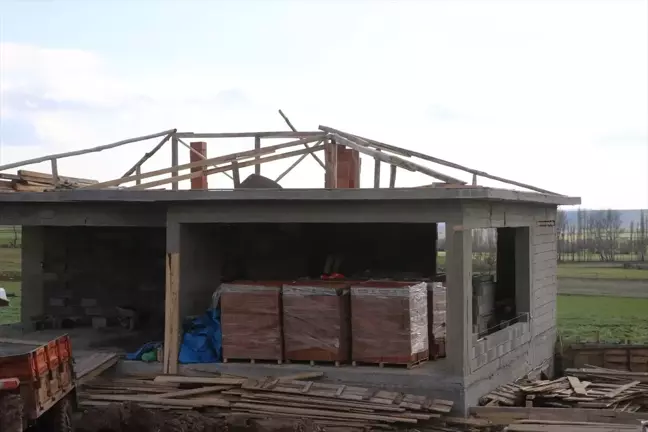 Tokat'ın Sulusaray İlçesinde Deprem Sonrası Yeni Evler İnşa Ediliyor