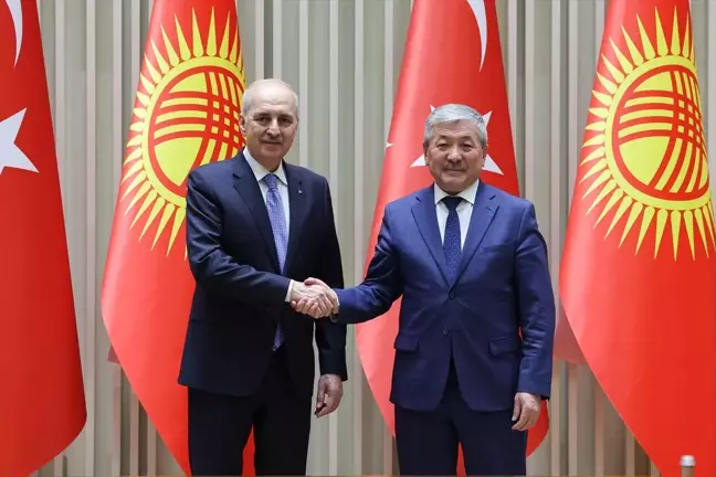 TBMM Başkanı Numan Kurtulmuş Kırgızistan'da İkili İlişkileri Görüştü