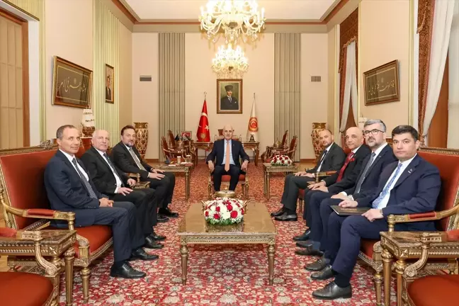 TBMM Başkanı Kurtulmuş, MÜSİAD Genel Başkanı Asmalı ve heyetini kabul etti