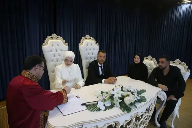 Tokat'ta 05.05.2025 Tarihine Yoğun İlgi: 15 Çift Nikahlandı