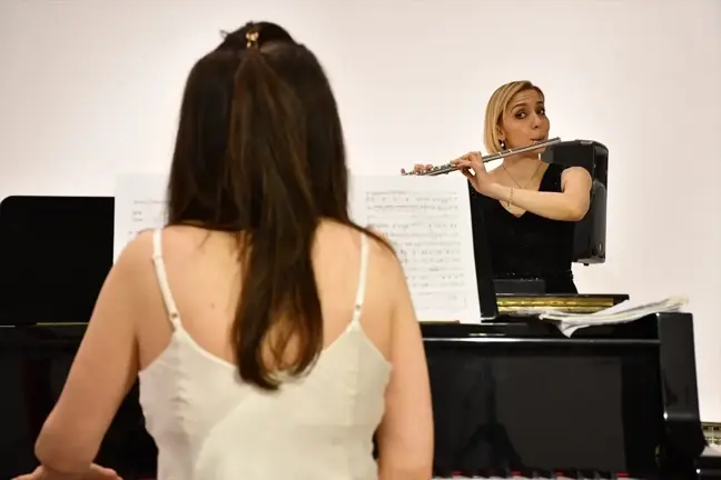 Üsküp'te Flüt-Piyano Duo Konseri Düzenlendi