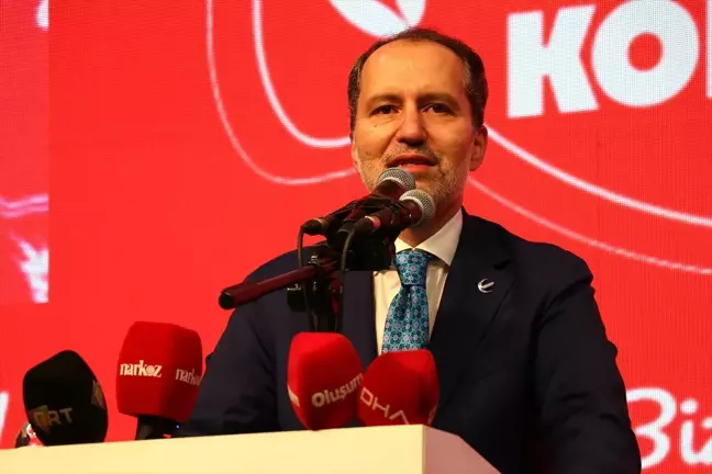 Fatih Erbakan Gaziantep'te Yeniden Refah Partisi İl Kongresi'ne Katıldı