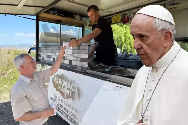İznik'te Papa Francis için lokma döktürdüler