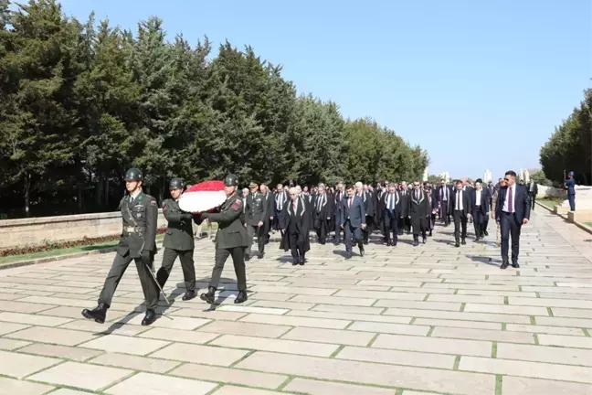 Anayasa Mahkemesi Başkanı Özkaya, Anıtkabir'i Ziyaret Etti