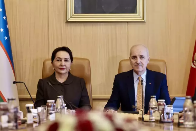TBMM Başkanı Kurtulmuş, Özbekistan Senato Başkanı ile Görüştü