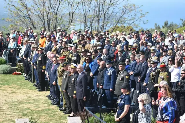 Çanakkale'de Avustralyalı Askerler İçin Anma Töreni Düzenlendi