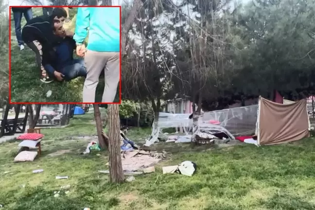 Deprem nedeniyle parkta kalan eşi ve baldızını silahla vurdu