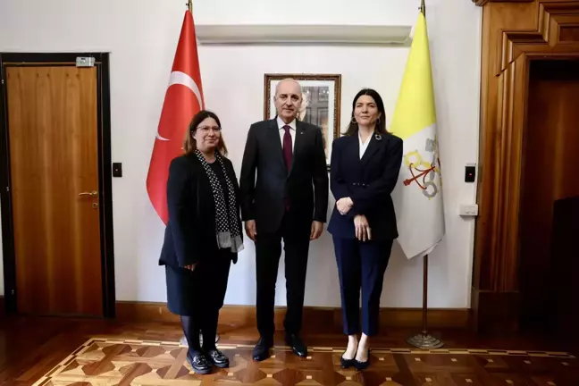 TBMM Başkanı Numan Kurtulmuş, Vatikan Büyükelçiliği'ni Ziyaret Etti