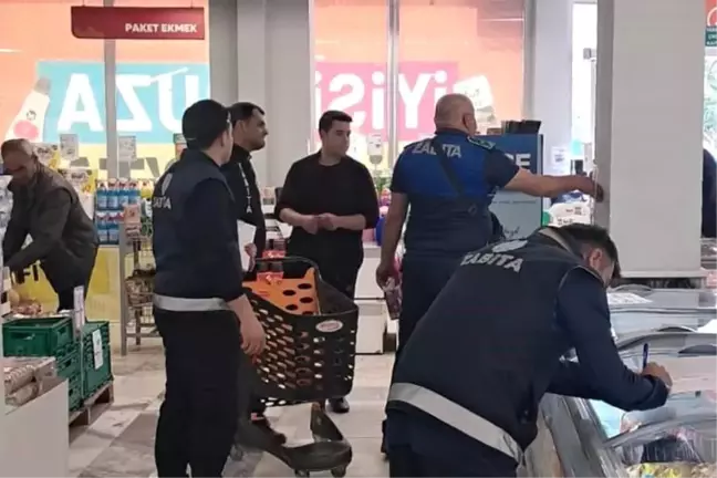 Aydın'da Zabıta Ekipleri Marketlerde Denetim Gerçekleştirdi