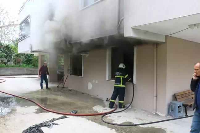 Erbaa'da Yangında İki Çocuk Polisi Tarafından Kurtarıldı
