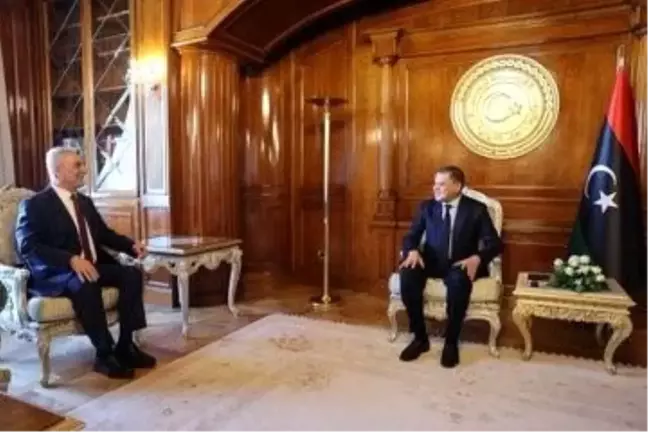 Ticaret Bakanı Ömer Bolat Libya'da Başbakan Dibeybe ile Görüştü