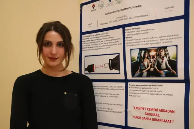 Öğrenciden Kalp Krizlerine Karşı Akıllı Emniyet Kemeri Projesi