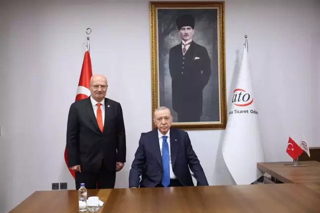 Cumhurbaşkanı Erdoğan, Ankara Ticaret Odasını ziyaret etti