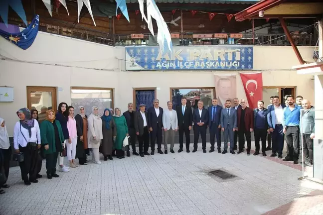 Elazığ Ağın'da AK Parti İstişare ve Değerlendirme Toplantısı Yapıldı