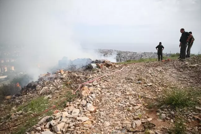Alanya'da Makilik Alanda Yangın Çıktı, Bir Kişi Gözaltına Alındı