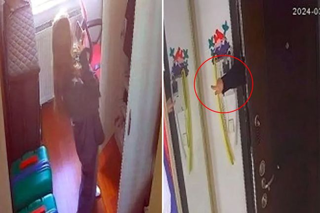 Banka müdürü kadının oyununu gizli kamera bozdu