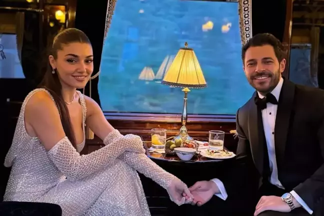 Hakan Sabancı'nın paylaştığı karede Hande Erçel'in doğallığı öne çıktı