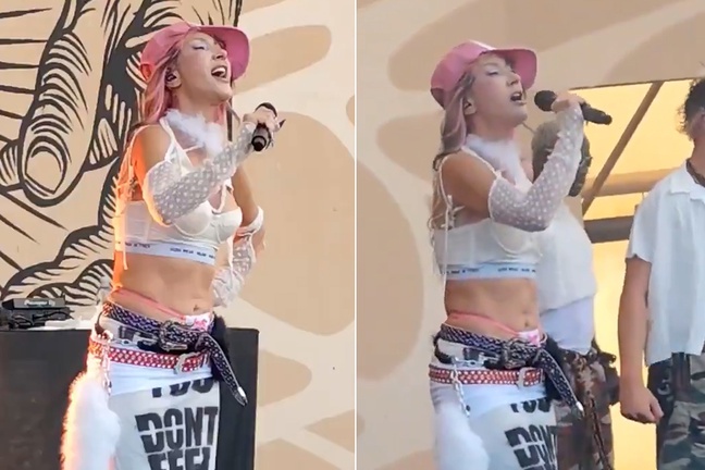 Hande Yener'in plaj konseri tarzına yorum yağdı: Pazarcı gibi olmuş