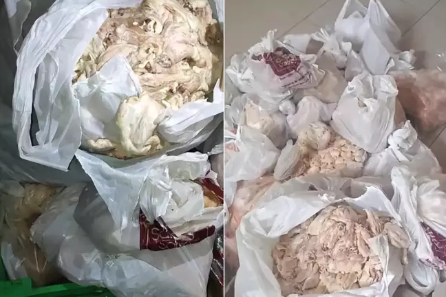 Yemek üretim tesisinde skandal! Yüzlerce kişiyi hastanelik edeceklerdi