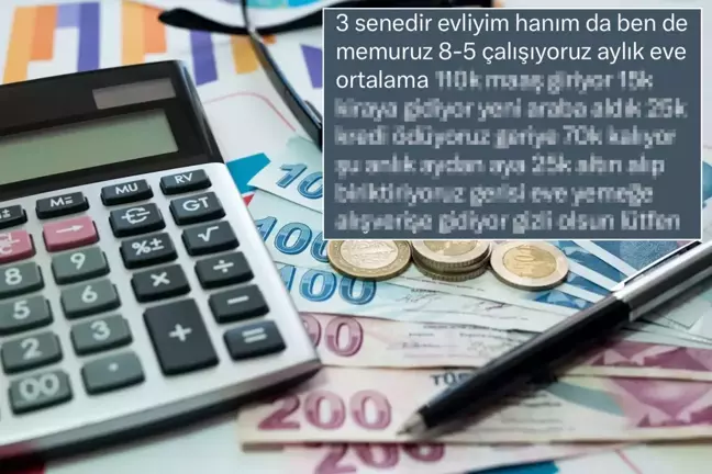 Her ay evine giren parayı paylaşan memurun hesabı tartışma yarattı