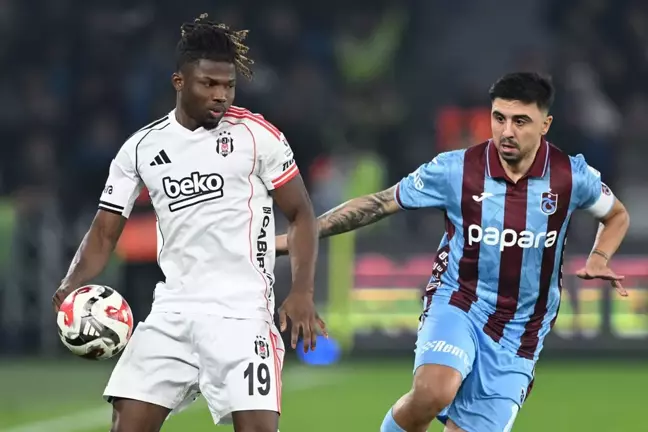 Trabzonspor ile Beşiktaş arasındaki 6 gollü muhteşem düelloda kazanan yok