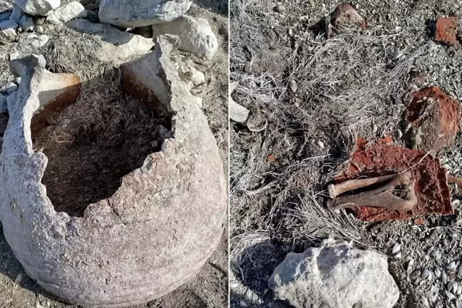 Su çekildi, küplerden insan kemikleri fışkırdı