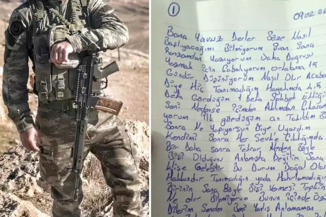 Zincir markette çalışan genç kız, kendisine aşık olan askerin mektubunu paylaştı