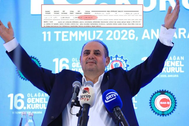 Sendika başkanının maaşı ağızları açık bıraktı