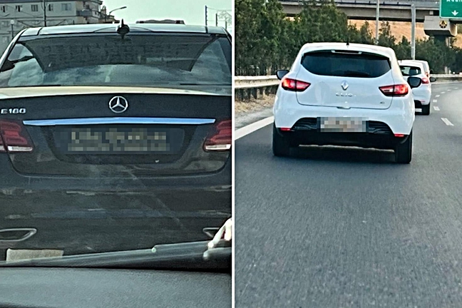 Bu plakaları kim takıyor? Görenler