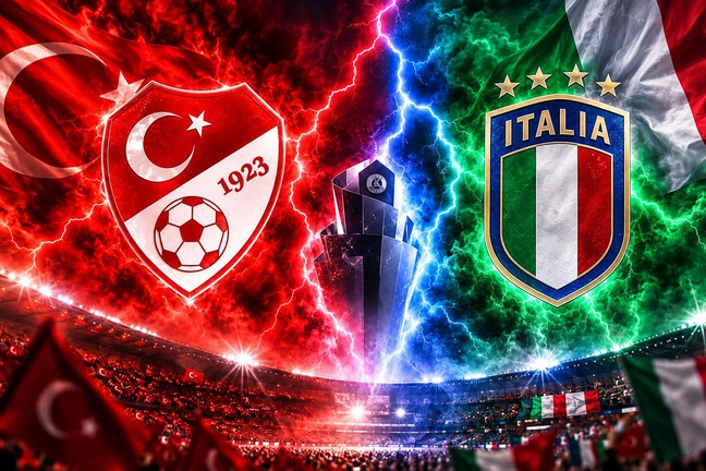 Türkiye-İtalya karşılaşmasının ilk 11'leri belli oldu