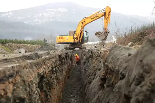 Yanık Mahallesi'nde Kanalizasyon Projesi Tamamlanıyor