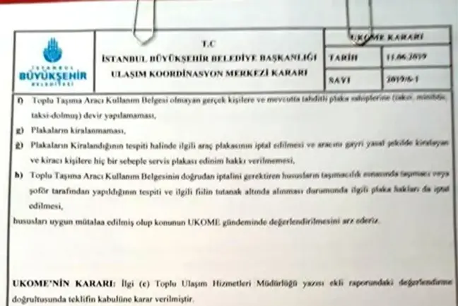 Servis şoförlerinin plaka tahdidi sorunu çözüme kavuştu