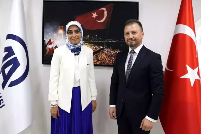 Milletvekili Taşkesenlioğlu'ndan AA Erzurum Bölge Müdürü Bekar'a ziyaret