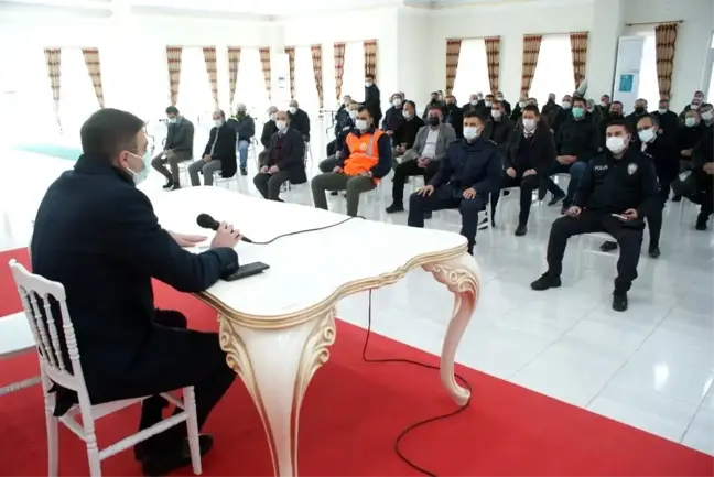 Manyas'ta kovid-19 tedbir toplantısı