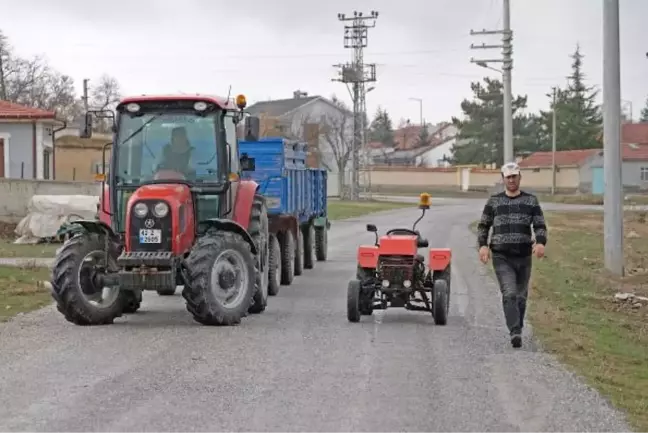 Hurda parçalardan saatte 50 kilometre gidebilen mini traktör yaptı! Gören kendisine de istiyor