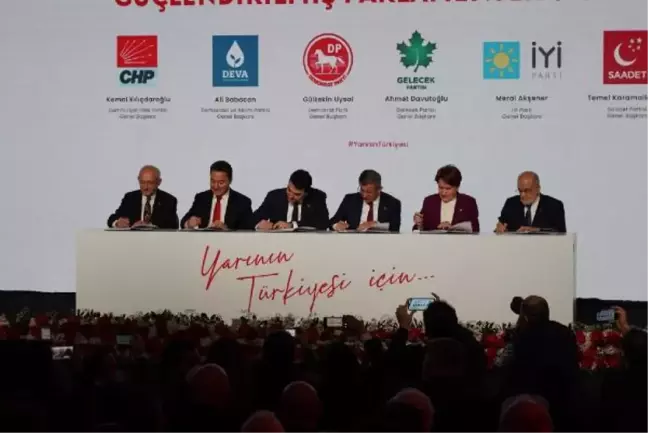 'Güçlendirilmiş Parlamenter Sistem' mutabakat metni imzalandı