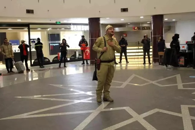AFAD Erzurum Gönüllüleri Çanakkale'yi unutmadı