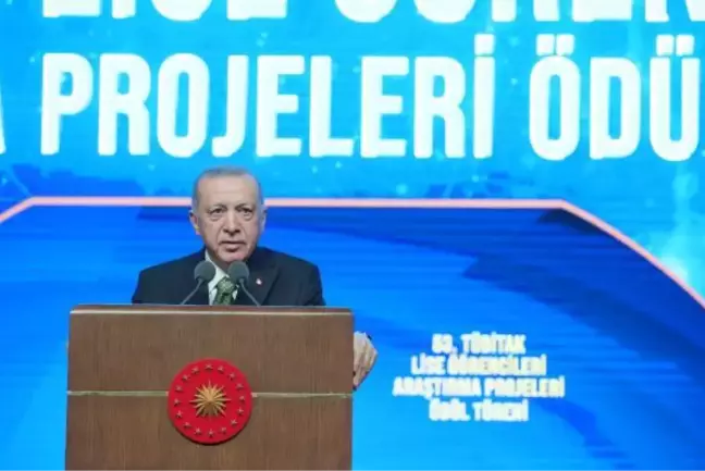 Cumhurbaşkanı Erdoğan, 53. TÜBİTAK Lise Öğrencileri Araştırma Projeleri Ödül Töreni'nde konuştu: (3)