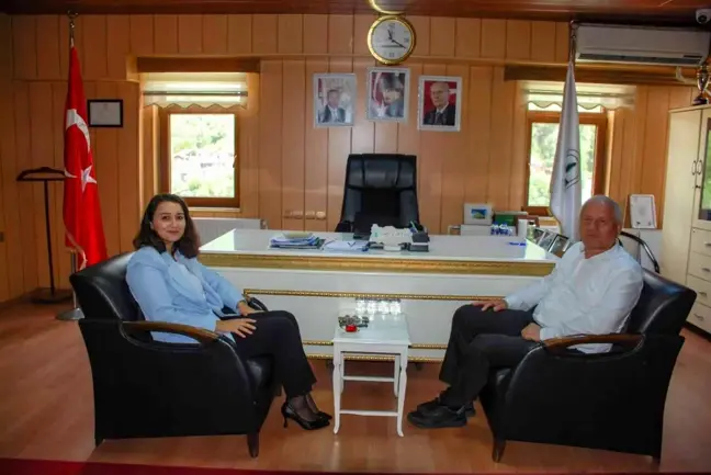 Yandımata'dan Başkan Çaylı'ya iade-i ziyaret