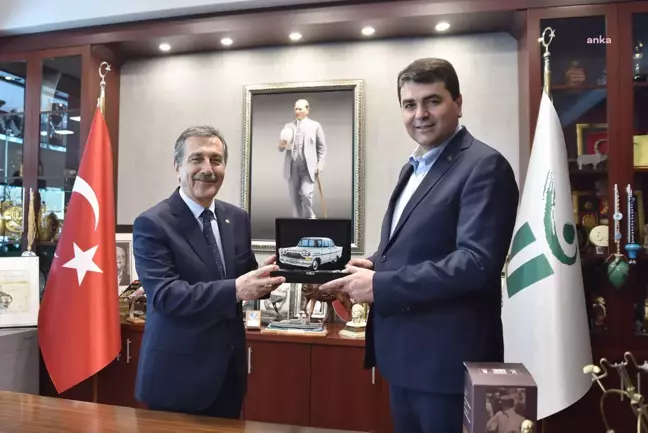 DP Genel Başkanı Gültekin Uysal, Tepebaşı Belediye Başkanı Ahmet Ataç'ı ziyaret etti