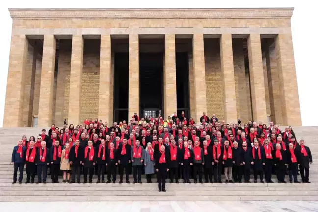 ASO 60. Yıl Dönümünde Anıtkabir'i Ziyaret Etti