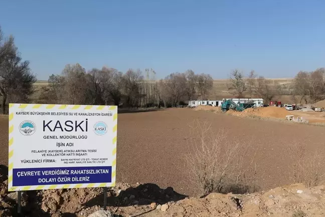 Kayseri Büyükşehir Belediye Başkanı Felahiye Atık Su Arıtma Tesisi'nde İncelemede Bulundu