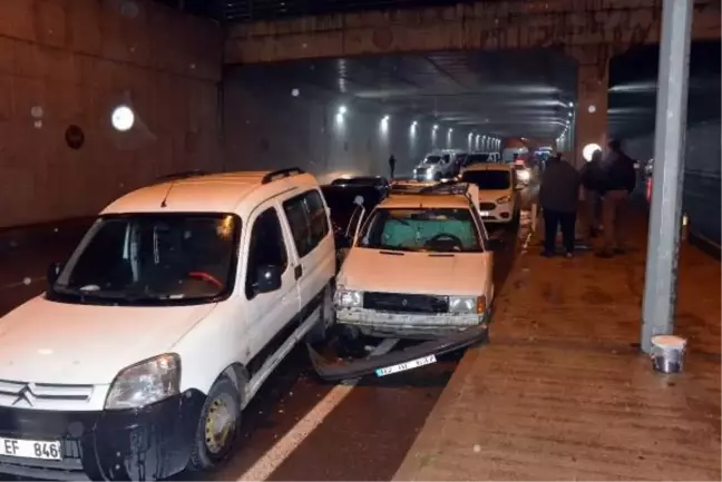 Kahramanmaraş'ta yağış nedeniyle 7 ayrı trafik kazası