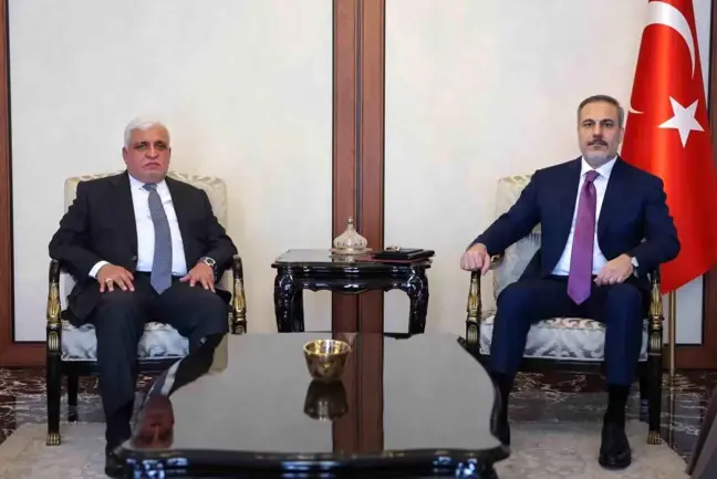 Dışişleri Bakanı Hakan Fidan, Haşdi Şabi Heyeti Başkanı Falih El-Feyyad ile bir araya geldi