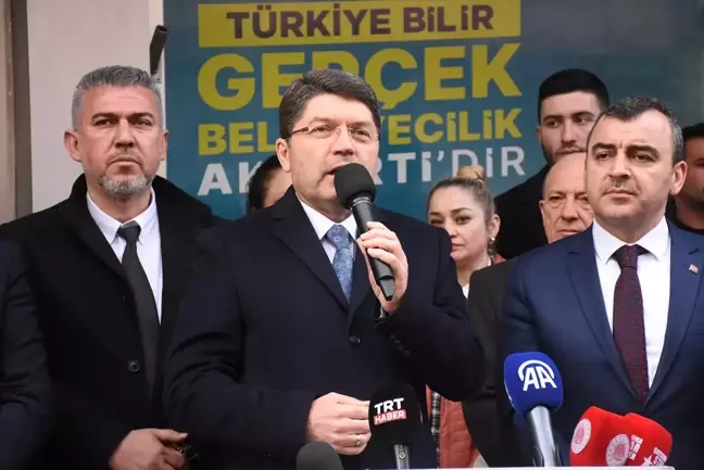Adalet Bakanı Yılmaz Tunç, Türkiye'nin kalkınması ve enerjide bağımsızlığı için çalıştıklarını söyledi