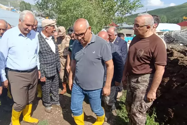 Ağrı'da Sel Felaketi: Vali Koç Köylerde İncelemede Bulundu